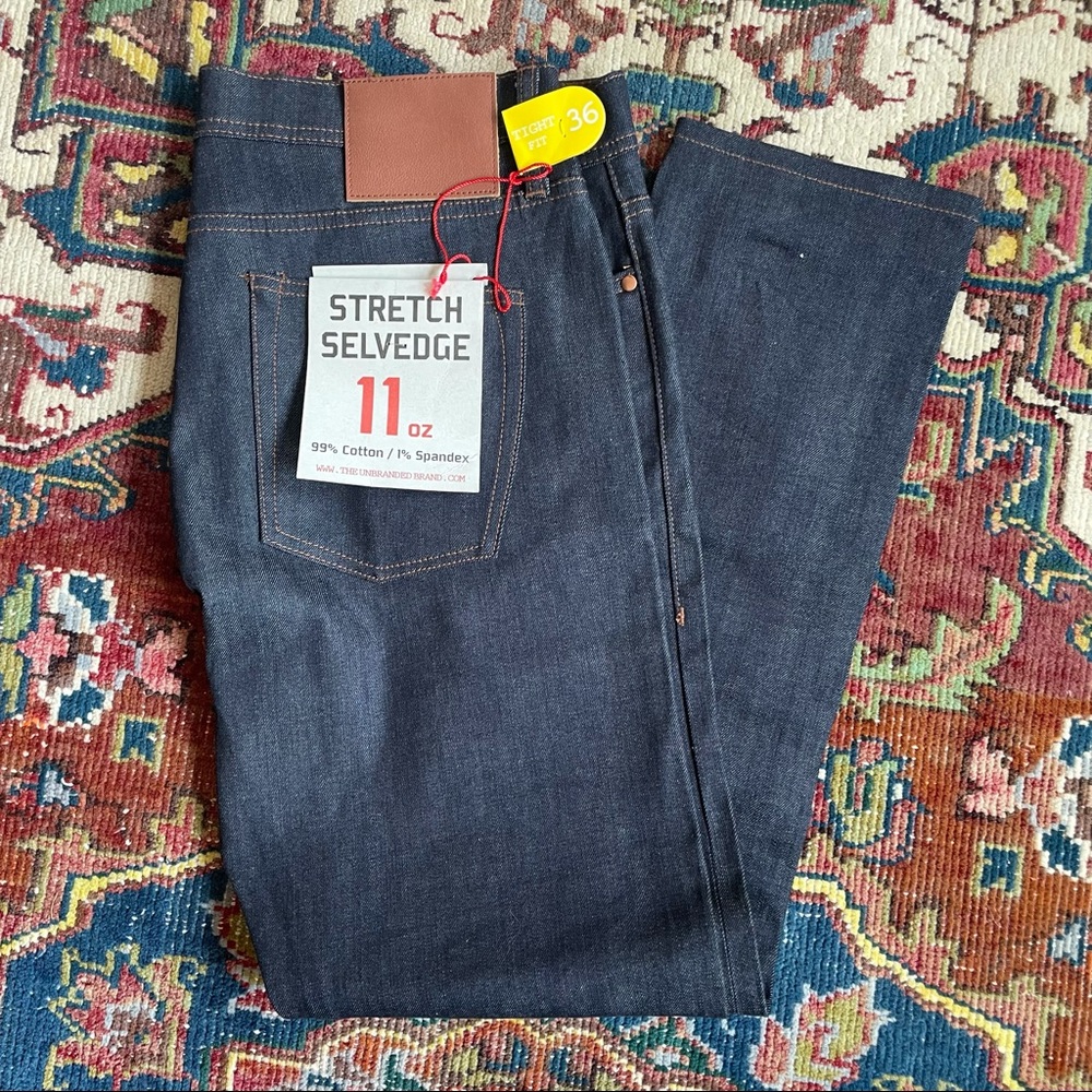 Unbranded 11oz Raw Denim Stretch Selvedge